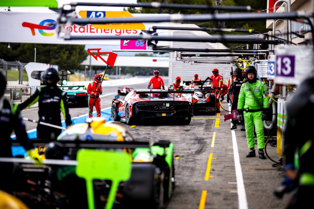 Conrad Laursen klar til GT3-kamp på Spa-Francorchamps.
(Foto: AF Corse)